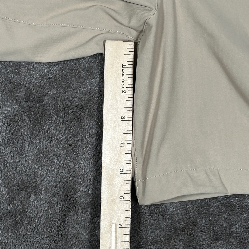Lululemon Commission Golf Shorts Mens 40 Tan Solid Performance Stretch Khaki - Picture 11 of 11